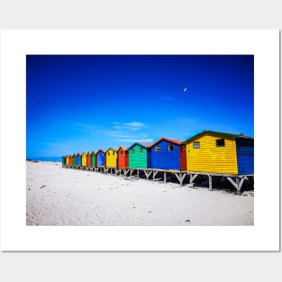 Famous Cape Town beach - Muizenberg Posters and Art